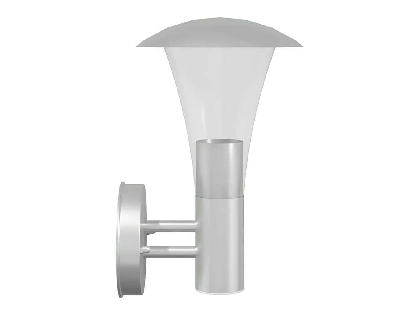 Aplique Para Pared-Aplique de exterior de acero inoxidable ES334320 Plateado