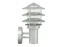 Aplique de exterior de acero inoxidable ES552756 Plateado Clearance