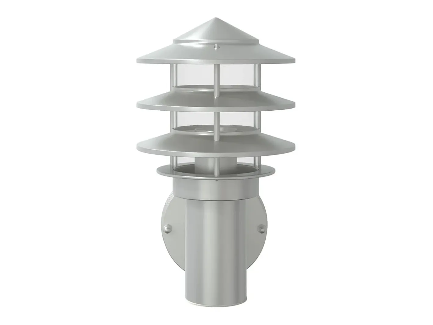 Aplique de exterior de acero inoxidable ES552756 Plateado Clearance