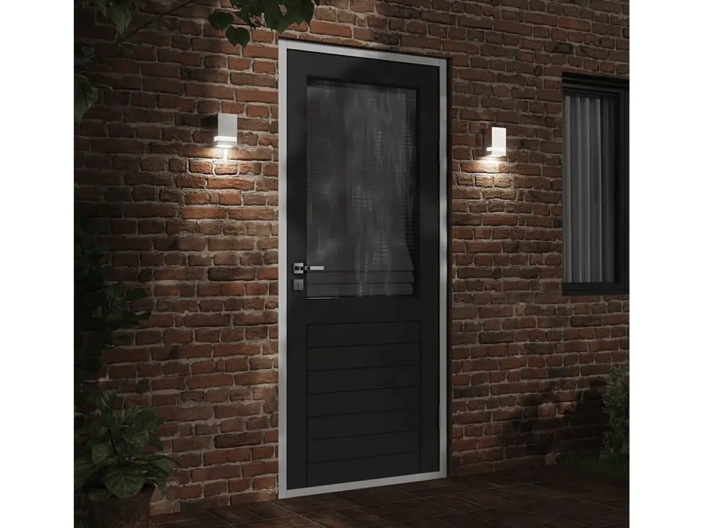 New Aplique de exterior de acero inoxidable ES499134 Plateado