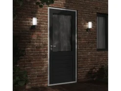 Discount Aplique de exterior de acero inoxidable ES451404 Negro