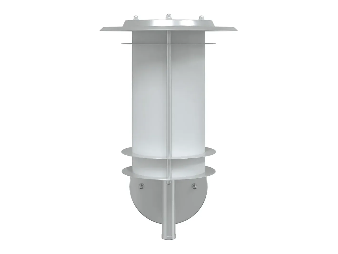 Outlet Aplique de exterior de acero inoxidable ES391444 Plateado