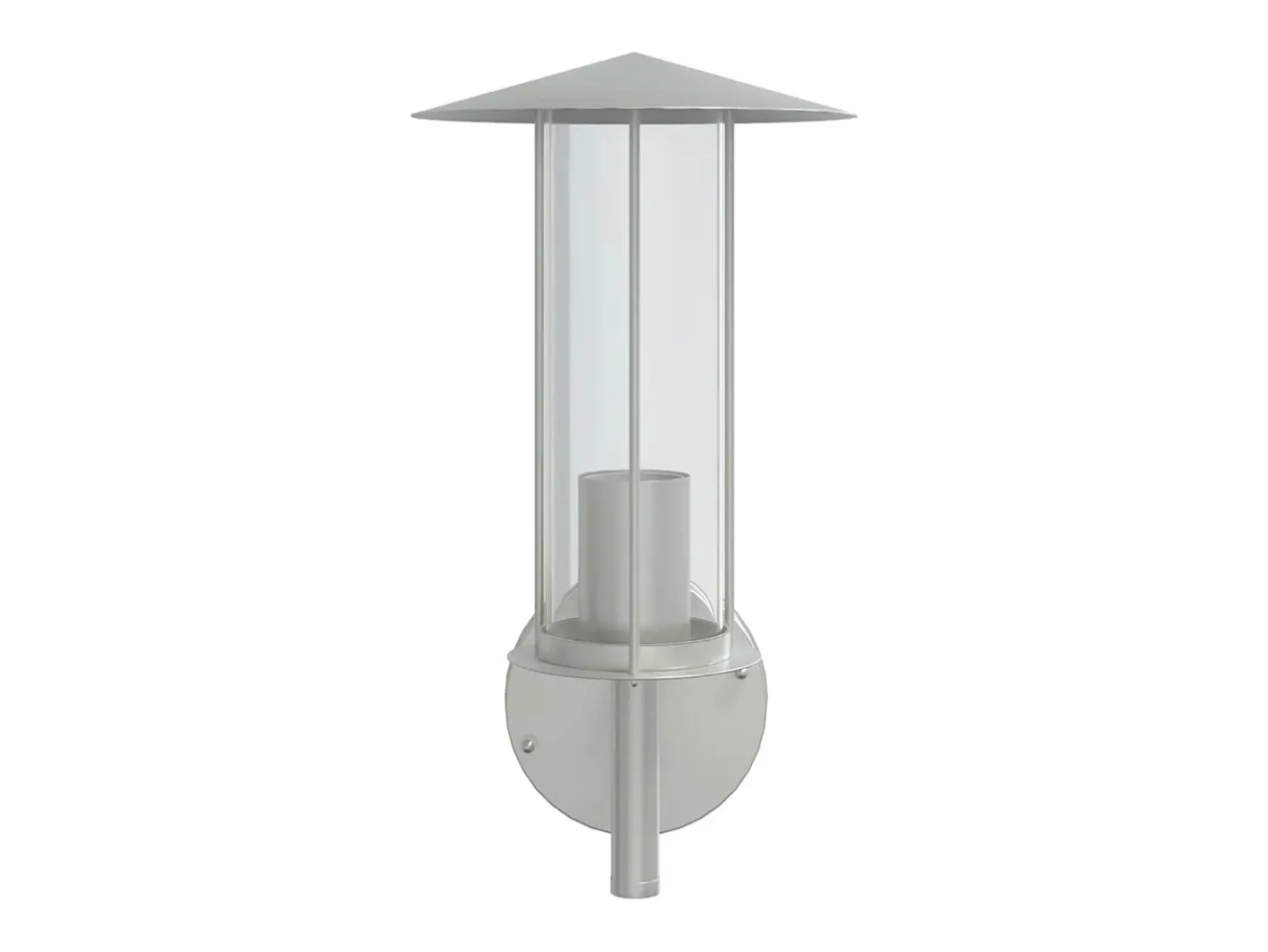 Aplique de exterior de acero inoxidable ES760281 Plateado