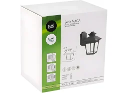 AKUNADECOR Aplique De Jardin Modelo Maca Acabado Ip44 Negro