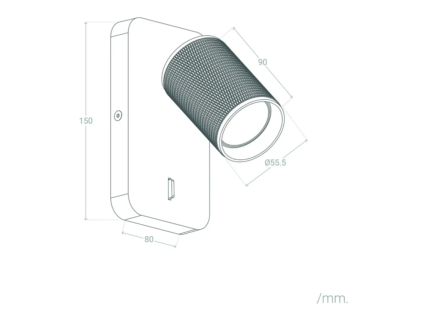 Ledkia Aplique Para Pared-Aplique de Pared Aluminio Breixo Blanco