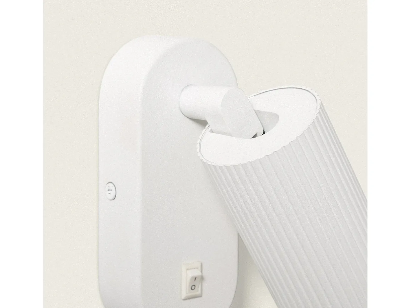 Ledkia Aplique de Pared Aluminio Aritz 1 Foco Blanco Hot