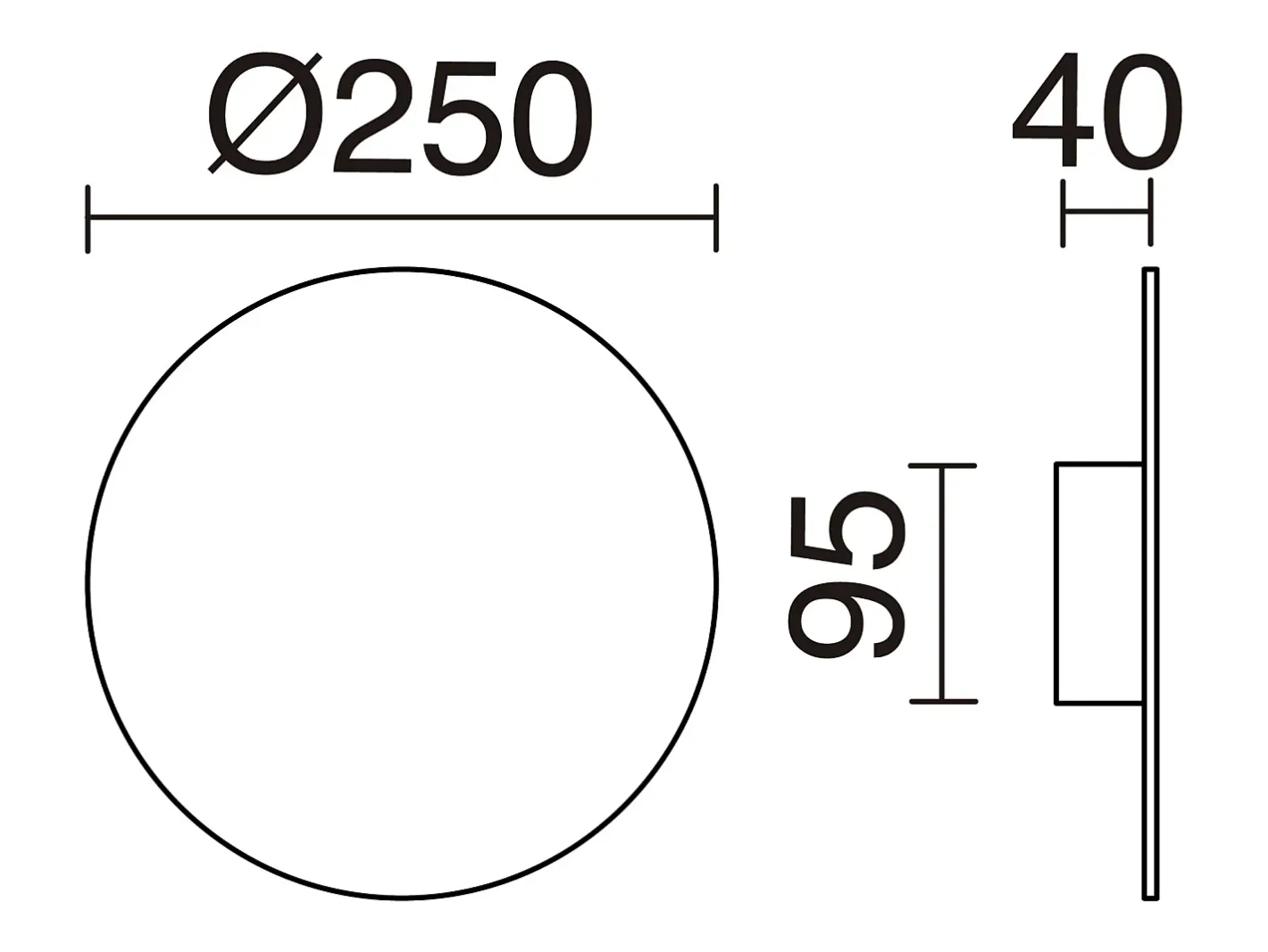 Aplique de pared CIRCULAR estilo moderno y versátil - D.ø25 cm - LED SMD 13W - 1155lm y 3k - aluminio y Blanco Outlet