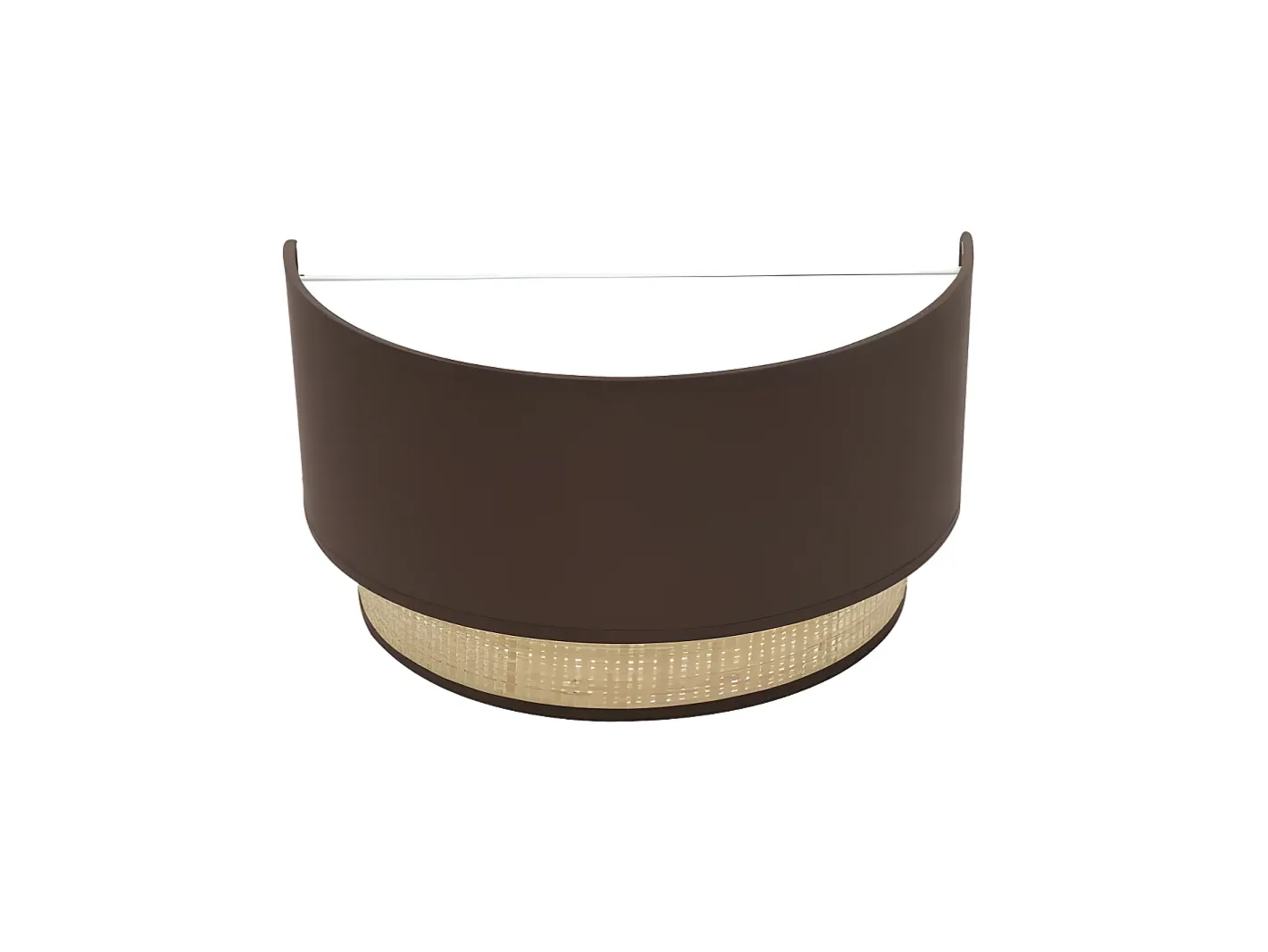 AKUNADECOR Aplique Para Pared-Aplique De Pared Con Detalles En Natural Modelo Kandy Marru00f3n