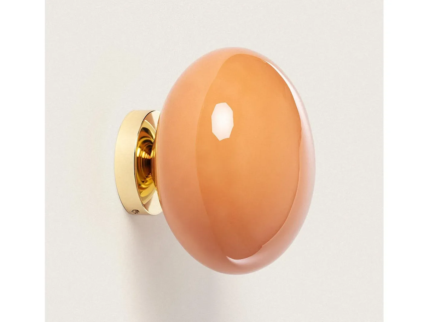 Ledkia Aplique de Pared Cristal Kurta Naranja Multicolor Discount