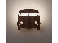 Ledkia Aplique Para Pared-Aplique de Pared de Madera Infantil Bussi Natural Color natural claro