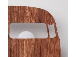 Ledkia Aplique Para Pared-Aplique de Pared de Madera Infantil Bussi Natural Color natural claro