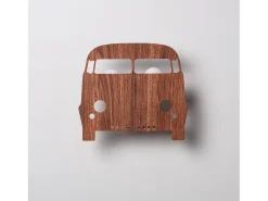 Ledkia Aplique Para Pared-Aplique de Pared de Madera Infantil Bussi Natural Color natural claro