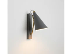 New Aplique de pared de Metal 29 x 12- Lawa Gris