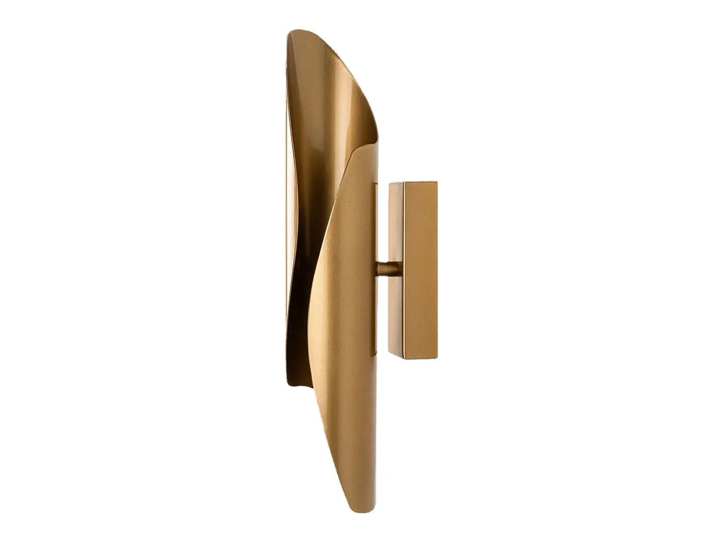 OZAIA Aplique de pared de metal - Alt. 40 x P 11 cm - LYNOR Dorado Online