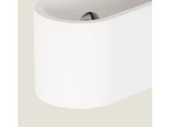 Ledkia Aplique de Pared de Yeso Iluminación Doble Cara Merton Blanco Clearance