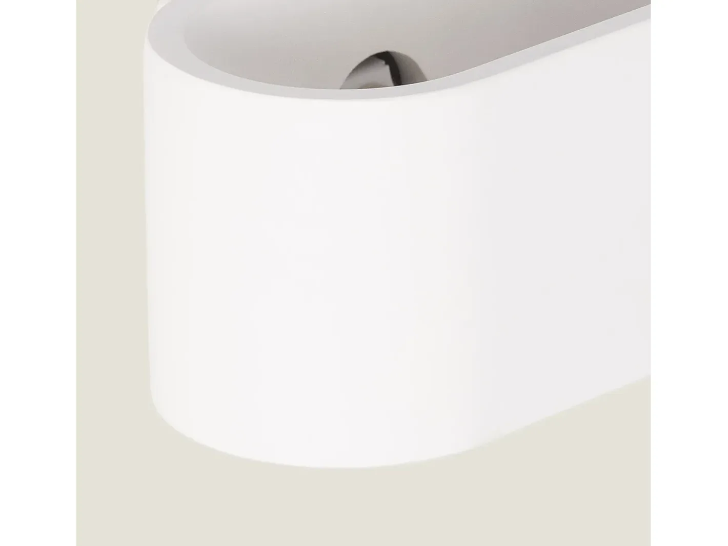 Ledkia Aplique de Pared de Yeso Iluminación Doble Cara Merton Blanco Clearance