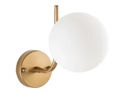 OZAIA Aplique de pared en metal con globo - D. 15 cm - ORBEA Dorado Outlet