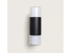 Clearance Ledkia Aplique de Pared Exterior Aluminio Docker Negro