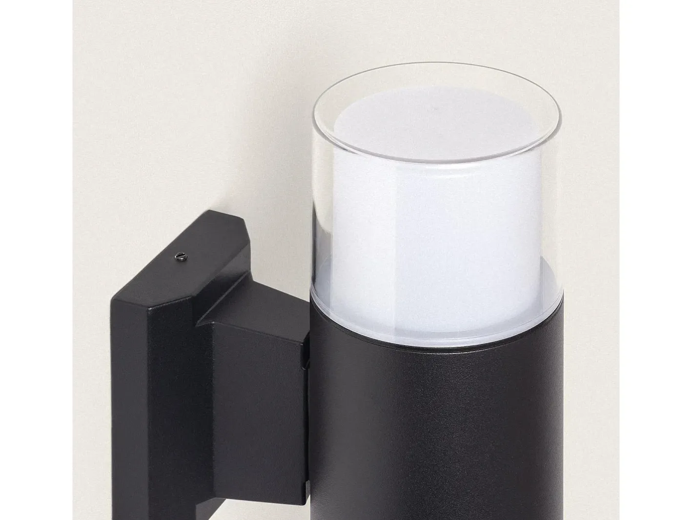 Clearance Ledkia Aplique de Pared Exterior Aluminio Docker Negro