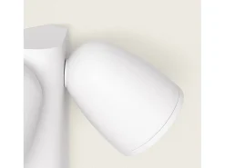 Ledkia Aplique de Pared Exterior LED 12W Aluminio con Sensor de Movimiento PIR Abel Dos Focos Blanco Hot