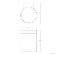 Ledkia Iluminación Exterior-Aplique de Pared Exterior Solar LED Aluminio Gael Negro