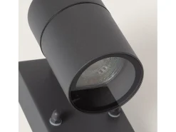 Ledkia Aplique Para Pared-Aplique de Pared Exterior Acero Inoxidable con Sensor PIR Stone Antracita Transparente