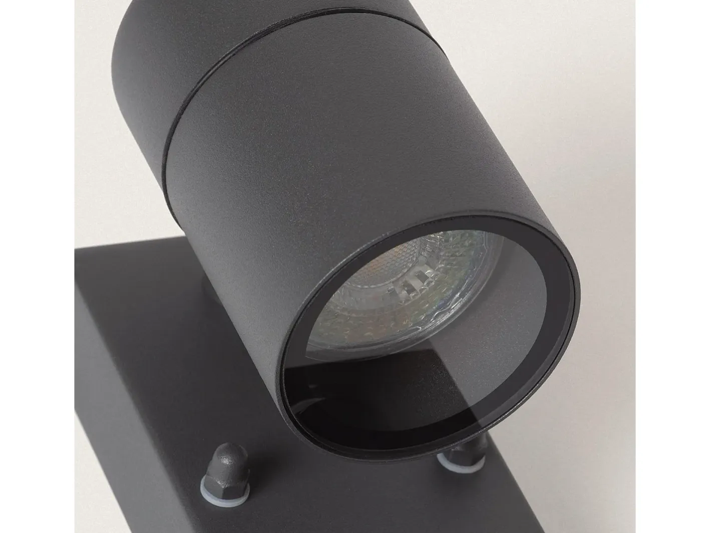 Ledkia Aplique Para Pared-Aplique de Pared Exterior Acero Inoxidable con Sensor PIR Stone Antracita Transparente
