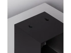 Ledkia Aplique de Pared Exterior Solar LED 2W con Detector de Movimiento Radar Eros 6000K Blanco Frío Negro Best