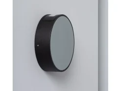 Ledkia Iluminación Exterior-Aplique de Pared Exterior LED 6W Aluminio Crono Gris 3000K Blanco Cálido Negro