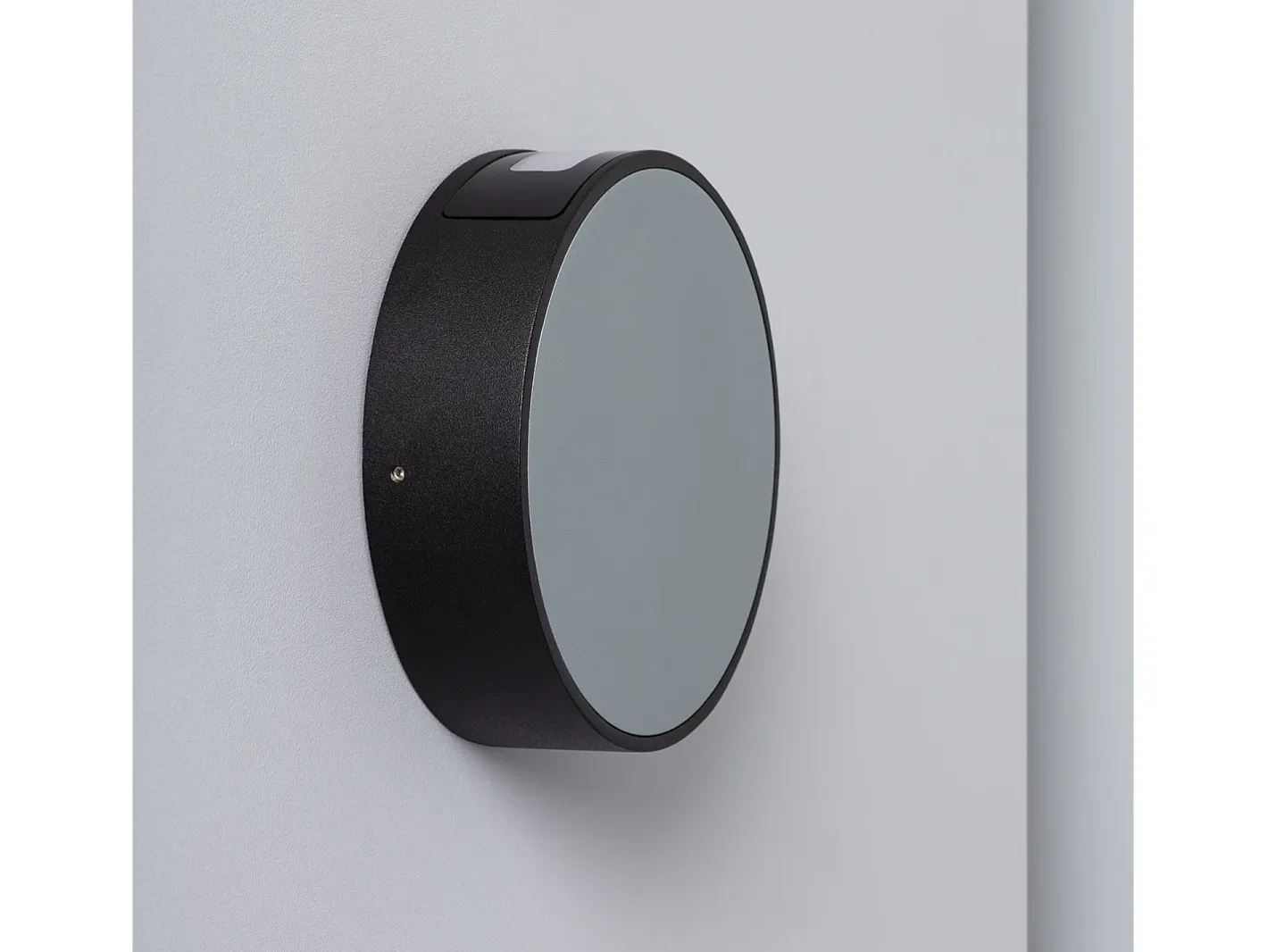 Ledkia Iluminación Exterior-Aplique de Pared Exterior LED 6W Aluminio Crono Gris 3000K Blanco Cálido Negro