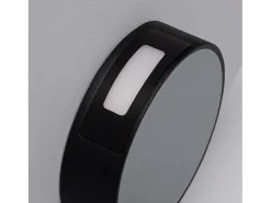 Ledkia Iluminación Exterior-Aplique de Pared Exterior LED 6W Aluminio Crono Gris 3000K Blanco Cálido Negro