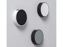 Ledkia Iluminación Exterior-Aplique de Pared Exterior LED 6W Aluminio Crono Gris 3000K Blanco Cálido Negro