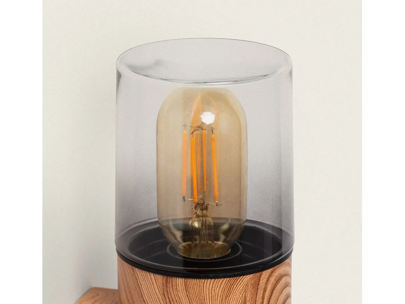 Discount Ledkia Aplique de Pared Exterior Acero Inoxidable Emley Duo Marrón claro Marru00f3n