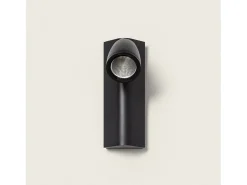 Ledkia Aplique de Pared Exterior LED 6W Aluminio Abel Negro