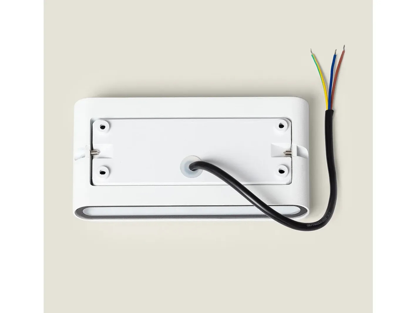 Ledkia Iluminación Exterior-Aplique de Pared Exterior LED 12W Aluminio Rectangular Iluminación Doble Cara Luming 2700K Cálido Blanco