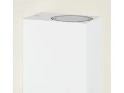 Ledkia Iluminación Exterior-Aplique de Pared Exterior Aluminio Iluminación Doble Cara Miseno Blanco
