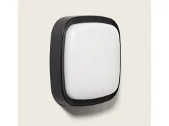 Online Ledkia Aplique de Pared Exterior LED 12W Iluminación Cuadrado Beilen Negro