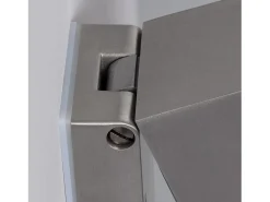 Ledkia Iluminación Exterior-Aplique de Pared Exterior Aluminio Cuadrado Onuba Plateado
