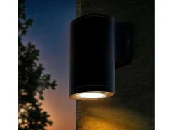 Sale Ledkia Aplique de Pared Exterior Welldy Negro