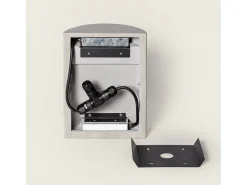 Ledkia Iluminación Exterior-Aplique de Pared Exterior LED Regulable 16W Cemento Zalix Piedra Gris