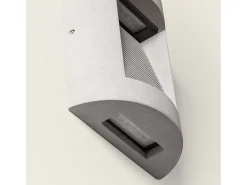 Ledkia Iluminación Exterior-Aplique de Pared Exterior LED Regulable 16W Cemento Zalix Piedra Gris