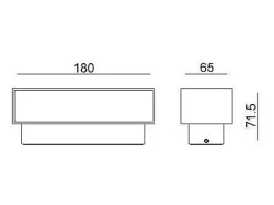 Outlet Ledkia Aplique de Pared Exterior LED 11W Aluminio Iluminación Doble Cara Carinae 4000K Blanco Neutro Negro