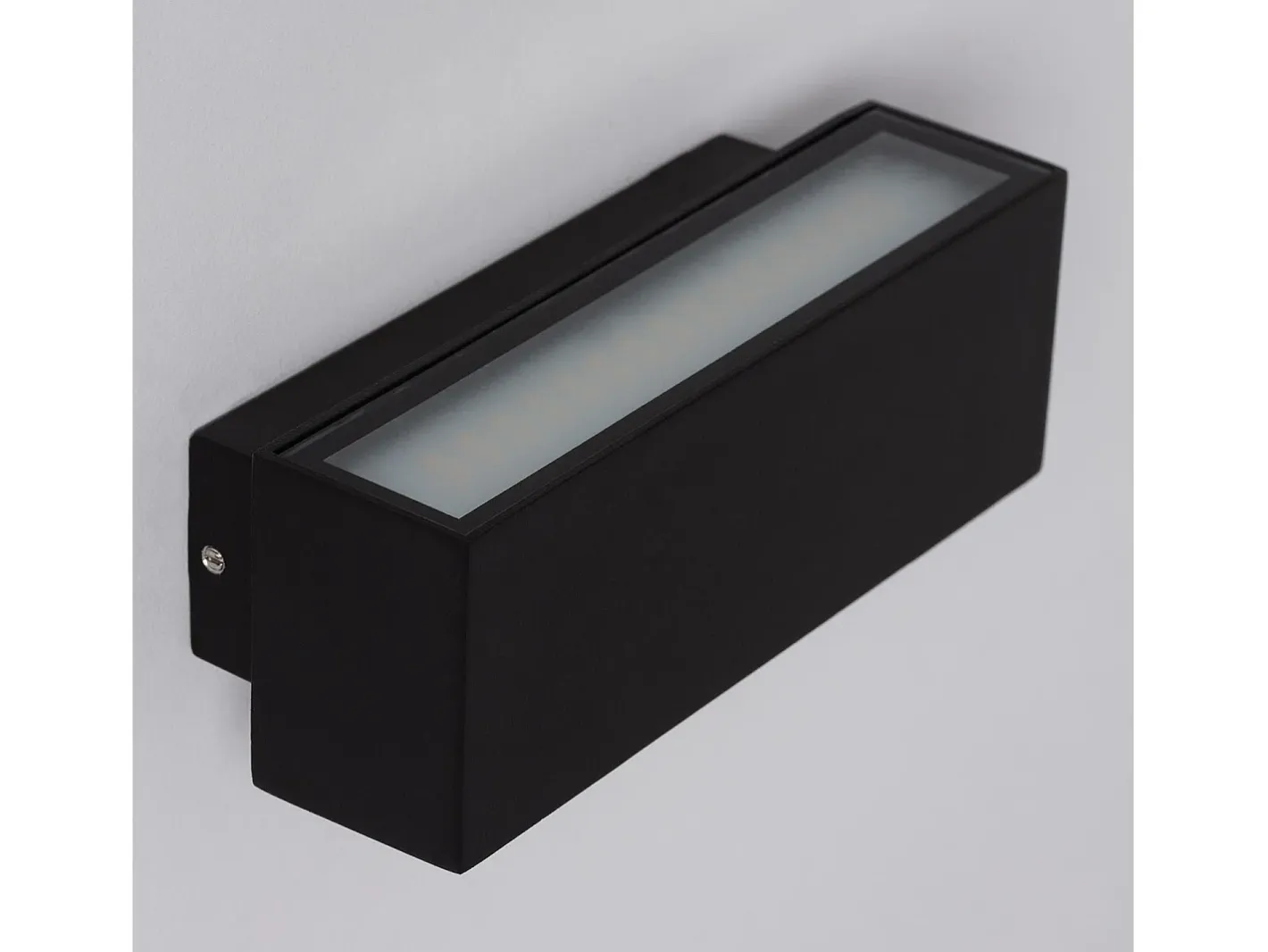 Outlet Ledkia Aplique de Pared Exterior LED 11W Aluminio Iluminación Doble Cara Carinae 4000K Blanco Neutro Negro