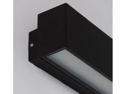 Outlet Ledkia Aplique de Pared Exterior LED 11W Aluminio Iluminación Doble Cara Carinae 4000K Blanco Neutro Negro