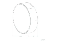 Ledkia Aplique de Pared Exterior LED 6W Aluminio Crono Blanco 3000K Blanco Cálido Negro Online