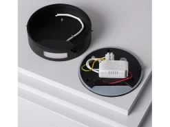 Ledkia Aplique de Pared Exterior LED 6W Aluminio Crono Blanco 3000K Blanco Cálido Negro Online