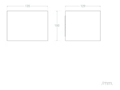 Ledkia Aplique Para Pared-Aplique de Pared Exterior LED 10W Aluminio Iluminación Doble Cara CCT Seleccionable Denny Round Óxido Transparente