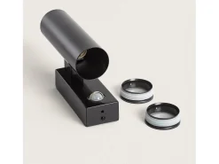 New Ledkia Aplique de Pared Exterior Acero Inoxidable con Sensor PIR Pimlico Antracita Transparente