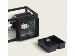 Ledkia Iluminación Exterior-Aplique de Pared Exterior Aluminio Siawja Negro