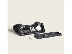 Best Ledkia Aplique de Pared Exterior LED 12W Aluminio Abel Large Dos Focos Oscuro Gris